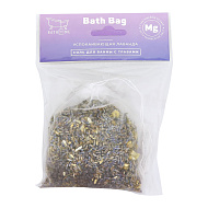 Соль для ванны `BATH TIME` BATH BAG с травами Успокаивающая лаванда 100 г