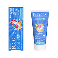 Паста зубная детская `R.O.C.S.` Фруктовый рожок (от 3 до 7 лет) 45 г