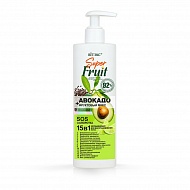 Сыворотка для волос `ВИТЭКС` SUPER FRUIT 15в1 с авокадо и фруктовым миксом (несмываемая) 200 мл