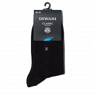 Носки мужские `DIWARI` DW CLASSIC черный (44-45)