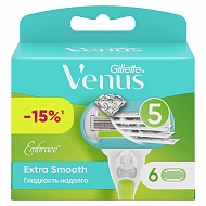 Кассеты для станка `GILLETTE` `VENUS` EMBRACE 6 шт