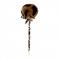 Ручка `FUN` POM POM Leopard