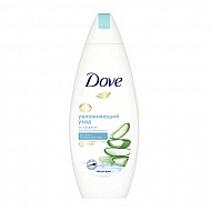 Крем-гель для душа `DOVE` увлажняющий уход с алоэ вера и березовым соком 250 мл