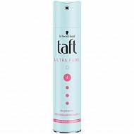 Лак для волос `TAFT` ULTRA PURE без запаха (сверхсильной фиксации) 225 мл