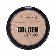 Пудра для лица компактная `LOVELY` GOLDEN GLOW тон 3