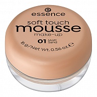 Мусс тональный для лица `ESSENCE` SOFT TOUCH тон 02