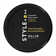 Воск для волос `OLLIN` `PROFESSIONAL` STYLE кристальный средней фиксации 50 гр