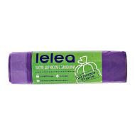 Мешки для мусора `LELEA` прочные с затяжками (60 л) 10 шт