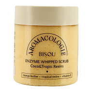Скраб для тела `BISOU` AROMACOLOGIE энзимный Кокос и Тропические смолы (взбитый) 250 мл