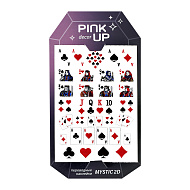 Наклейки для ногтей `PINK UP` `DECOR` MYSTIC переводные тон 865