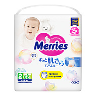 Подгузники-трусики `MERRIES` размер S 4-8 кг 62 шт