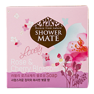 Мыло туалетное `KERASYS` Роза и вишневый цвет 100 г