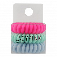 Набор резинок `LADY PINK` `BASIC` SLINKY box 3 шт