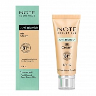 Крем тональный для лица `NOTE` ANTI-BLEMISH BB CREAM для проблемной кожи тон 03