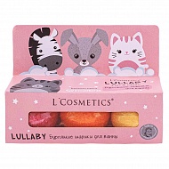 Набор бурлящих шариков детских `L`COSMETICS` LULLABY розовый 3 шт