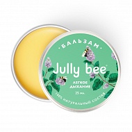 Бальзам для тела `JULLY BEE` Легкое дыхание (с эфирным маслом мяты и ментола) 25 мл