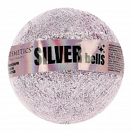 Бурлящий шар для ванны `L`COSMETICS` с блестками Silver bells 160 г