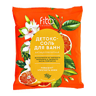 Соль для ванн `ФИТОКОСМЕТИК` ELIXIRICA детокс (антицеллюлитная) 500 г