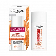 Крем-флюид для лица `LOREAL` `REVITALIFT` ВИТАМИН С SPF50+ дневной 50 мл