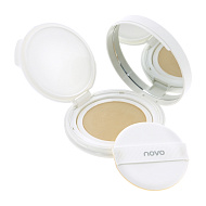 Основа-кушон тональная для лица `NOVO` SOFT MIST LOCKING CUSHION CREAM тон 02