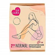 Прокладки классические `LP CARE` GIRLS ультратонкие 10 шт