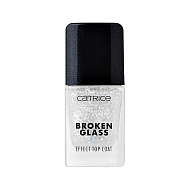 Топовое покрытие для ногтей `CATRICE` BROKEN GLASS Effect Top Coat тон 050 Sparkling Reflection