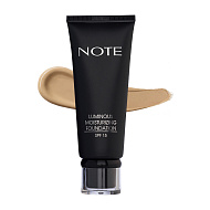Основа тональная для лица `NOTE` LUMINOUS MOISTURIZING увлажняющая с эффектом сияния тон 127 Pure beige