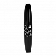 Тушь для ресниц `BELL` GLAM & SEXY VOLUME BLACK MASCARA тон 001 черная экстремальный объем