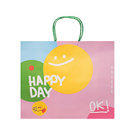 Сумка бумажная `FUN` SMILE в ассортименте (l)