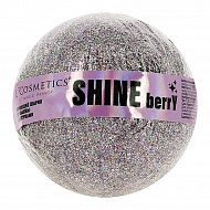 Бурлящий шар для ванны `L`COSMETICS` с блестками Shine berry 160 г