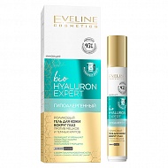 Роликовый гель-филлер для кожи вокруг глаз `EVELINE` BIO HYALURON EXPERT против мешков и темных кругов 15 мл