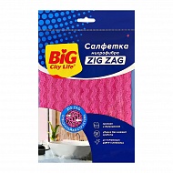 Салфетка `BIG CITY` Zig Zag микрофибра