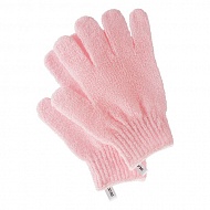 Перчатки для душа `DECO.` отшелушивающие (розовые) 2 шт