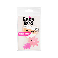 Пуховка для макияжа `EASYBEE` BEAUTY DAY сердце
