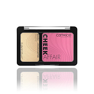 Палетка для лица `CATRICE` CHEEK AFFAIR Blush & Highlighter тон 020