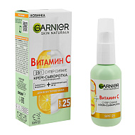 Крем-сыворотка для лица `GARNIER` `SKIN NATURALS` 2в1 с витамином С SPF-25 (для всех типов кожи) 50 мл