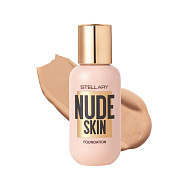 Крем тональный для лица `STELLARY` PERFECT NUDE SKIN FOUNDATION с эффектом идеальной кожи тон 04 Золотисто-бежевый