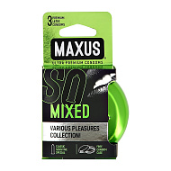 Презервативы `MAXUS` микс-набор 3 шт