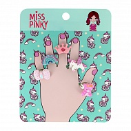 Набор колец `MISS PINKY` 5 шт