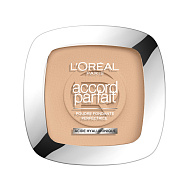 Пудра компактная для лица `LOREAL` ACCORD PARFAIT Совершенное слияние тон N2 (ванильный)