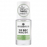 Масло для ногтей и кутикулы `ESSENCE` NAILS & CUTICLES FAST ABSORBING 10 sec nail oil 8 мл