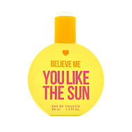 Туалетная вода `YOU & WORLD` `BELIEVE ME` THE SUN (жен.) 50 мл.