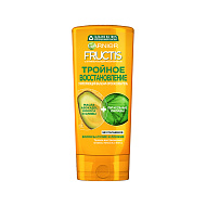 Бальзам-ополаскиватель для волос `GARNIER` `FRUCTIS` ТРОЙНОЕ ВОССТАНОВЛЕНИЕ (для поврежденных и ослабленных волос) 200 мл