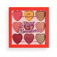 Палетка теней для век `I HEART REVOLUTION` HEART BREAKERS тон courage