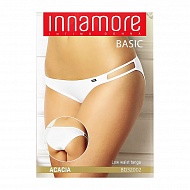 Трусы женские `INNAMORE` UNDERWEAR танга из хлопка (bianco, 2)