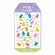 Наклейки для ногтей `PINK UP` `DECOR` SPRING COLLECTION 2D переводные тон 117