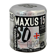 Презервативы `MAXUS` экстремально тонкие 15 шт