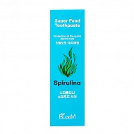 Паста зубная `BLOOM` SUPER FOOD Спирулина 100 г
