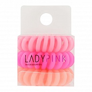 Набор резинок `LADY PINK` `BASIC` SLINKY box 3 шт