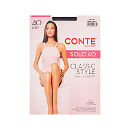 Колготки женские `CONTE ELEGANT` SOLO 40 den (Nero) р-р 5